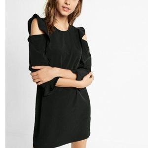 Express Cold Shoulder Shift Dress